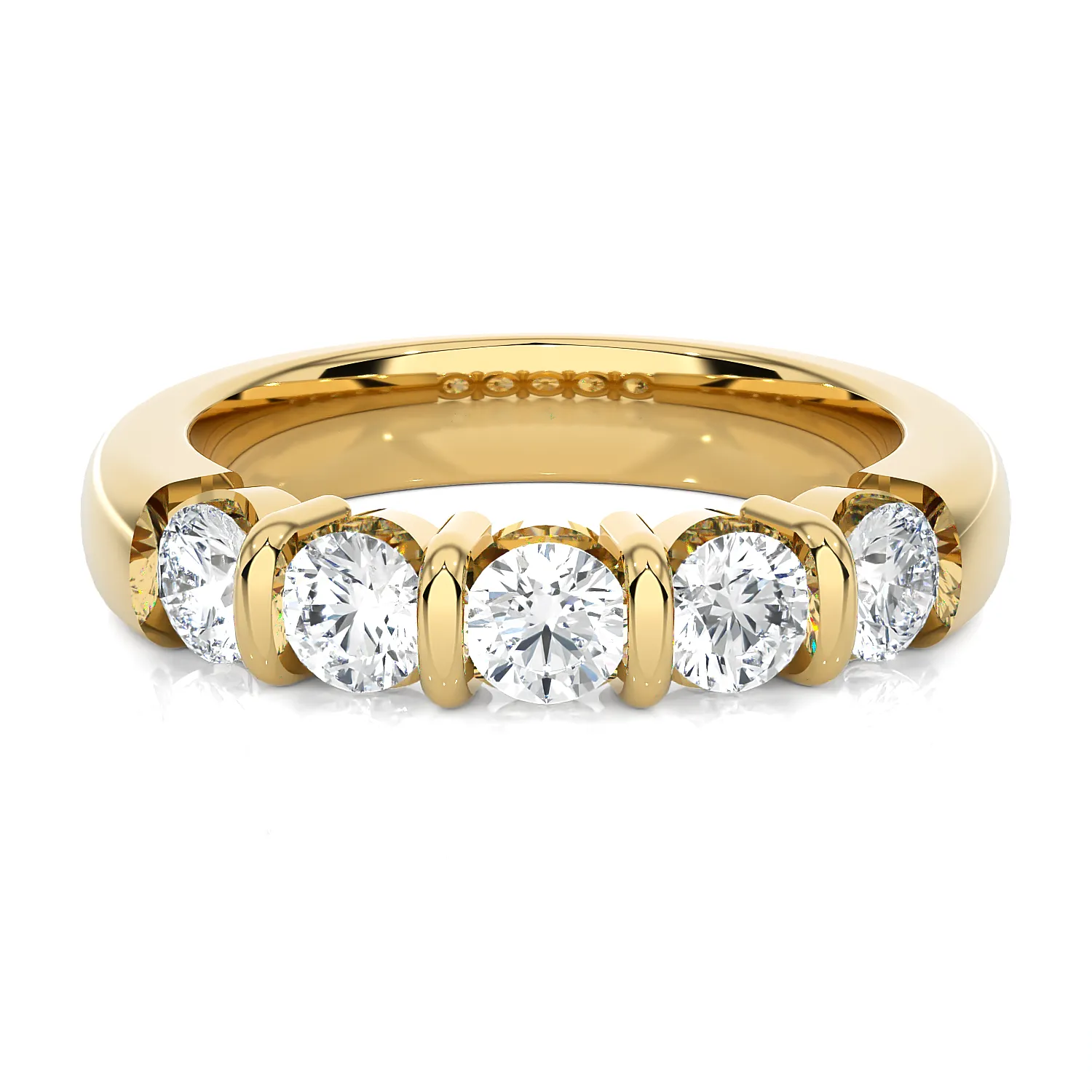 1 3/4 ctw Round Lab Grown Diamond Anniversary Ring