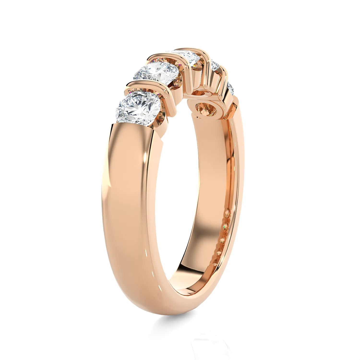 1 3/4 ctw Round Lab Grown Diamond Anniversary Ring