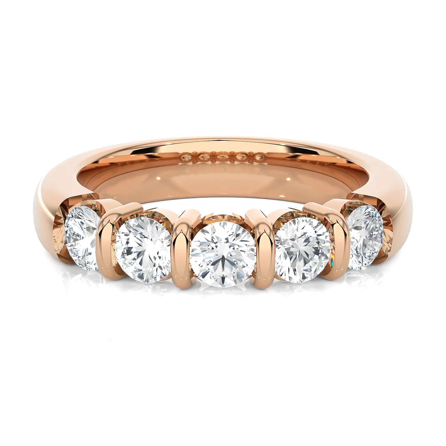 1 3/4 ctw Round Lab Grown Diamond Anniversary Ring