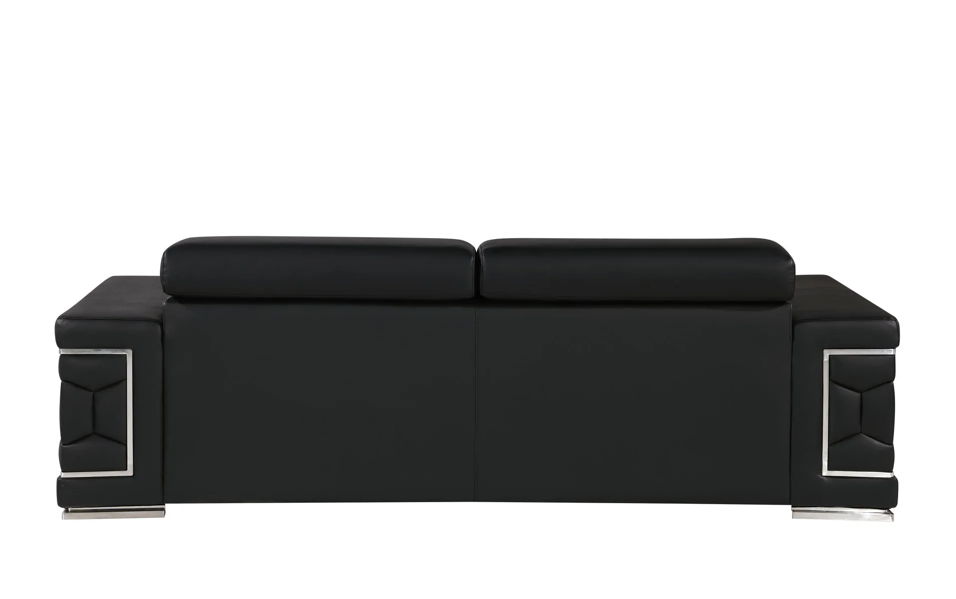 296 - Leather Sofa