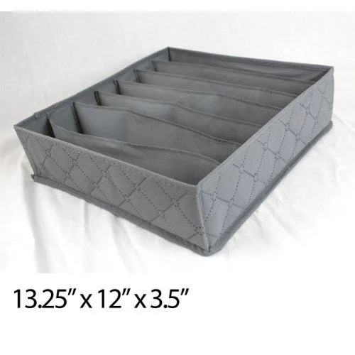 3 Pcs Bamboo Charcoal Storage Box - Gray