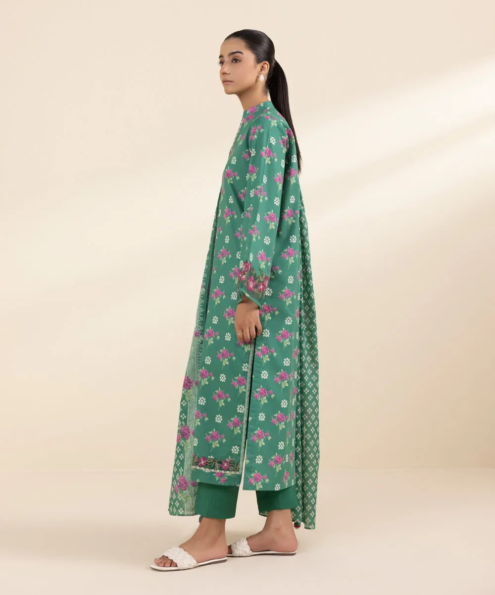 3 Piece - Embroidered Lawn Suit-0U3Pdy24V429