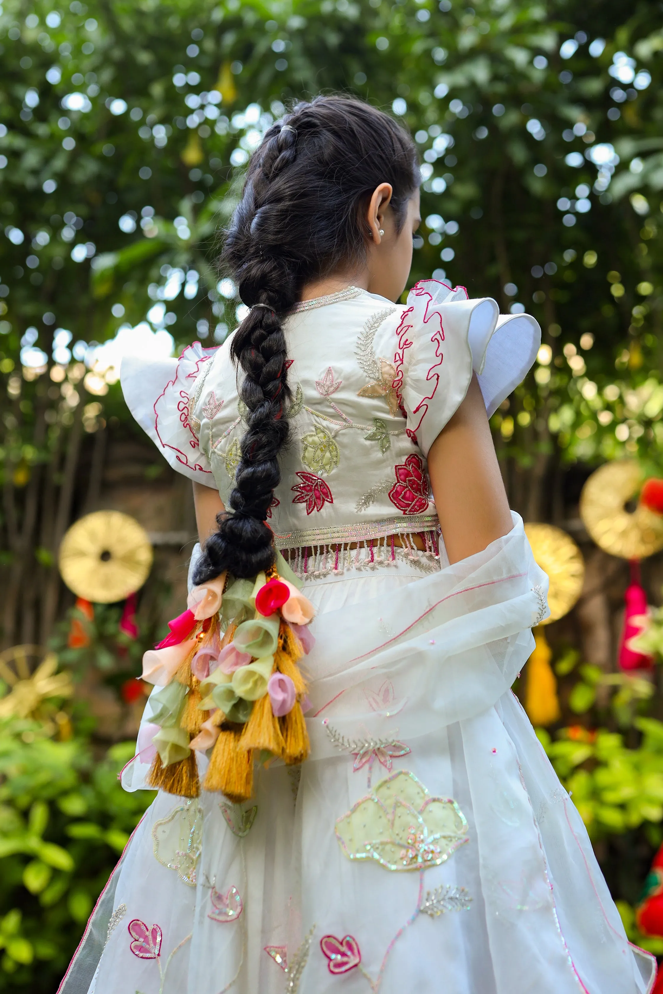 Aafreen- Silk Organza Lehenga Set