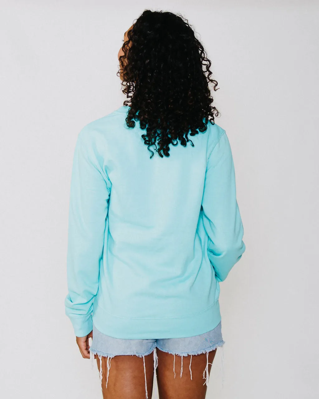 Adult Crew Sweatshirt in Peppermint