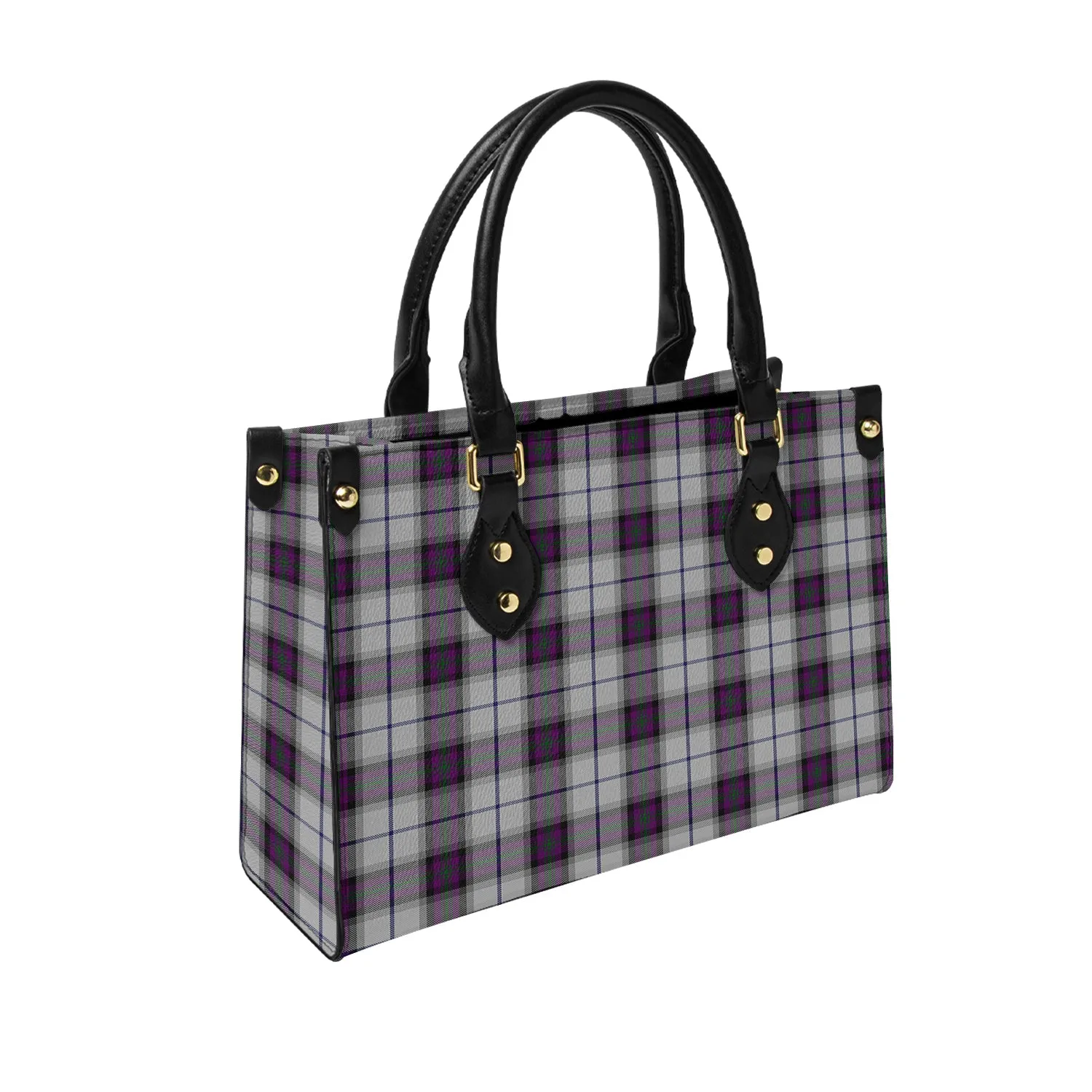 Alexander of Menstry Dress Tartan Leather Bag