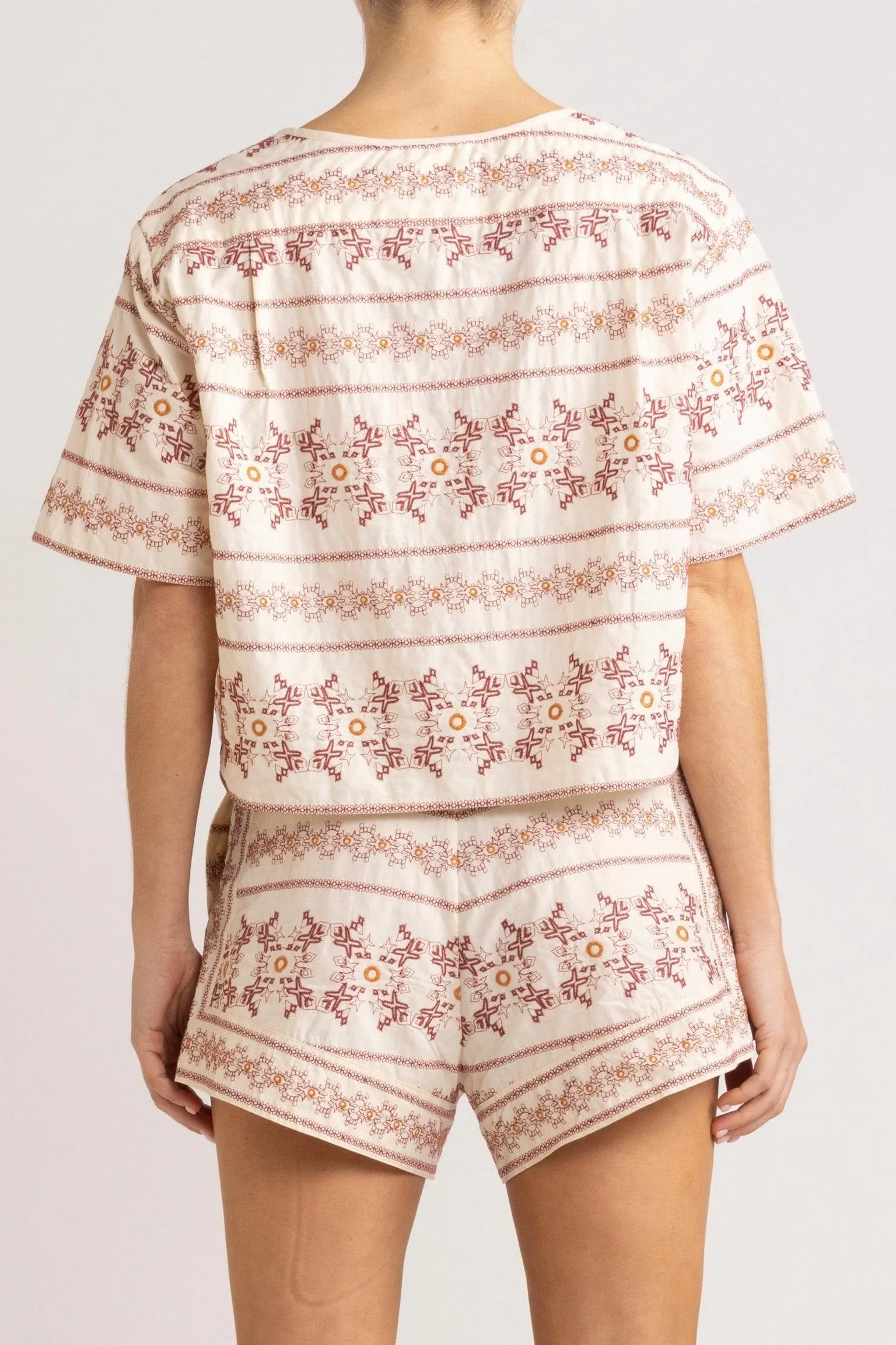 Anouk Embroidered Cotton Top