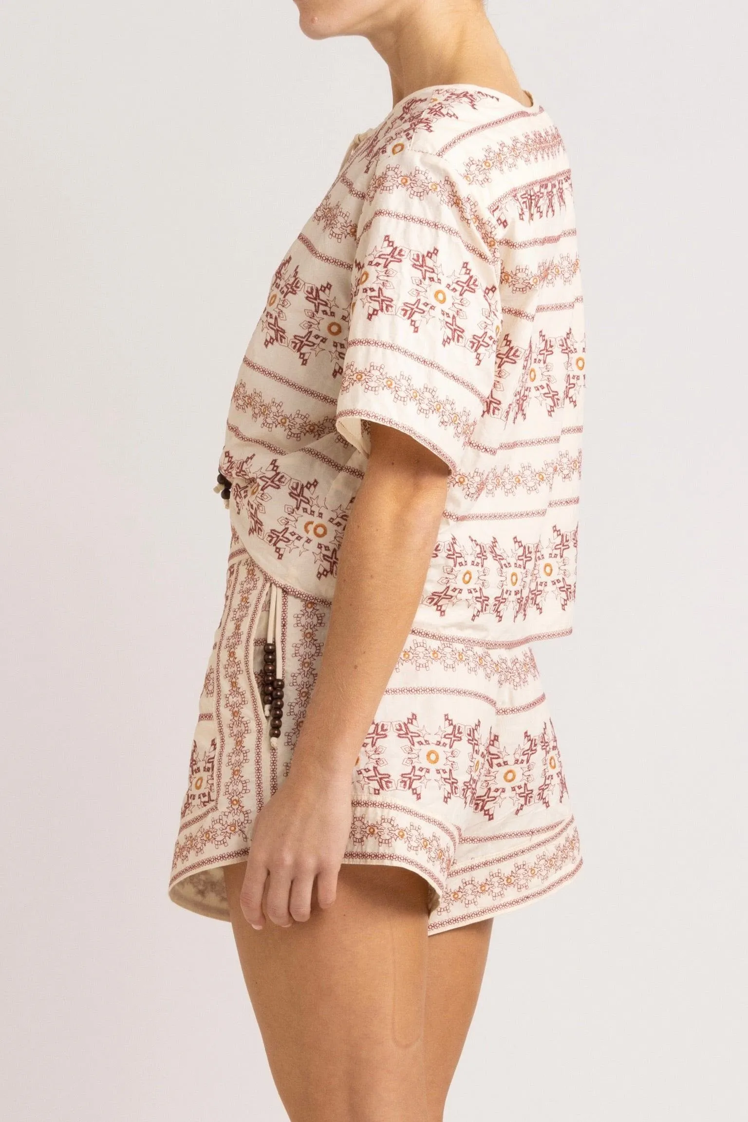 Anouk Embroidered Cotton Top