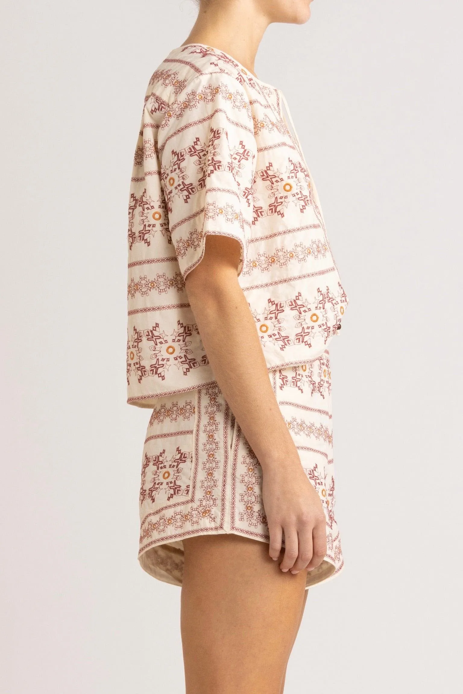 Anouk Embroidered Cotton Top