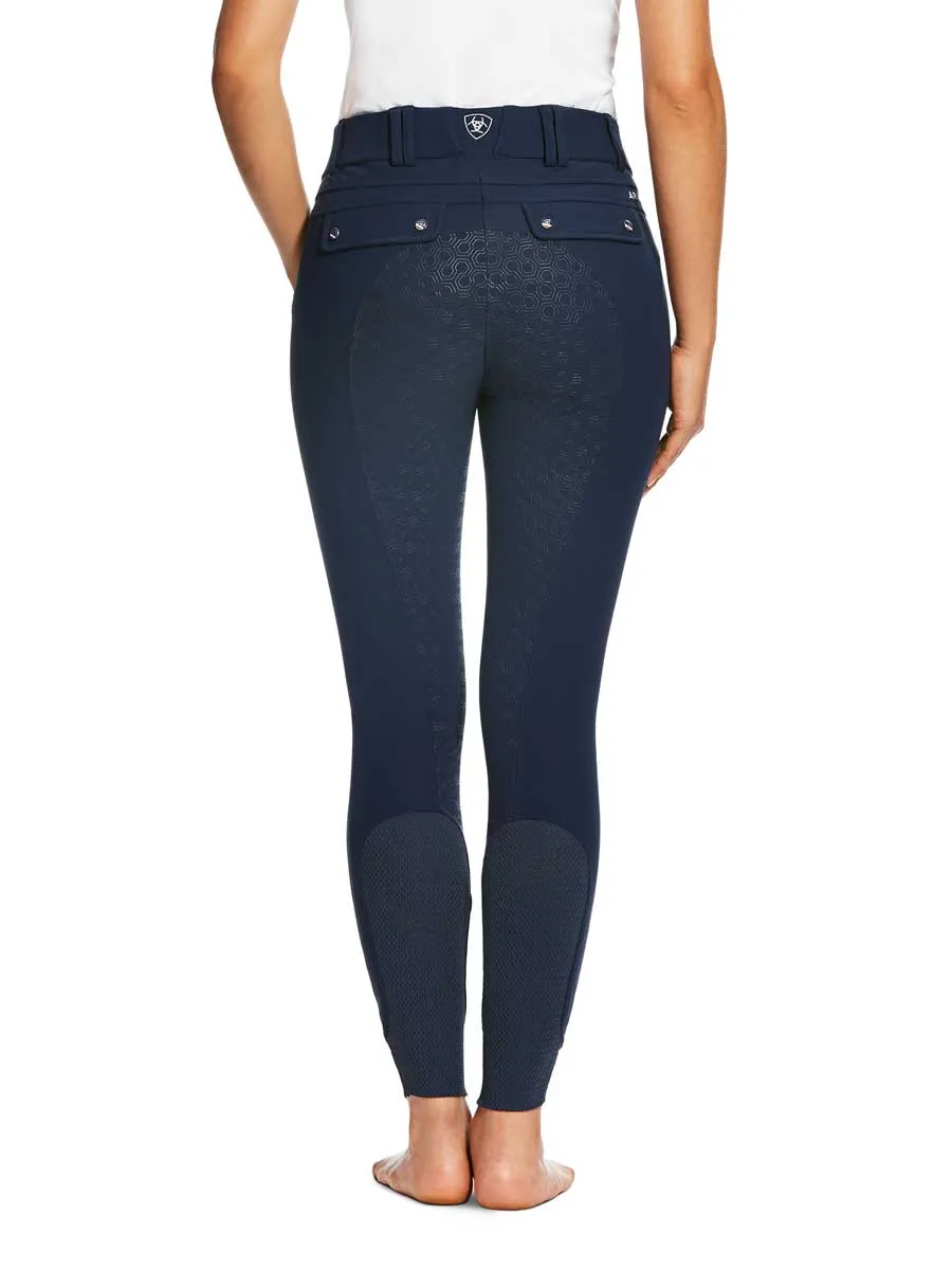 ARIAT Tri Factor Full Seat Breeches – Womens - Navy - Sizes: 34" Reg & Long