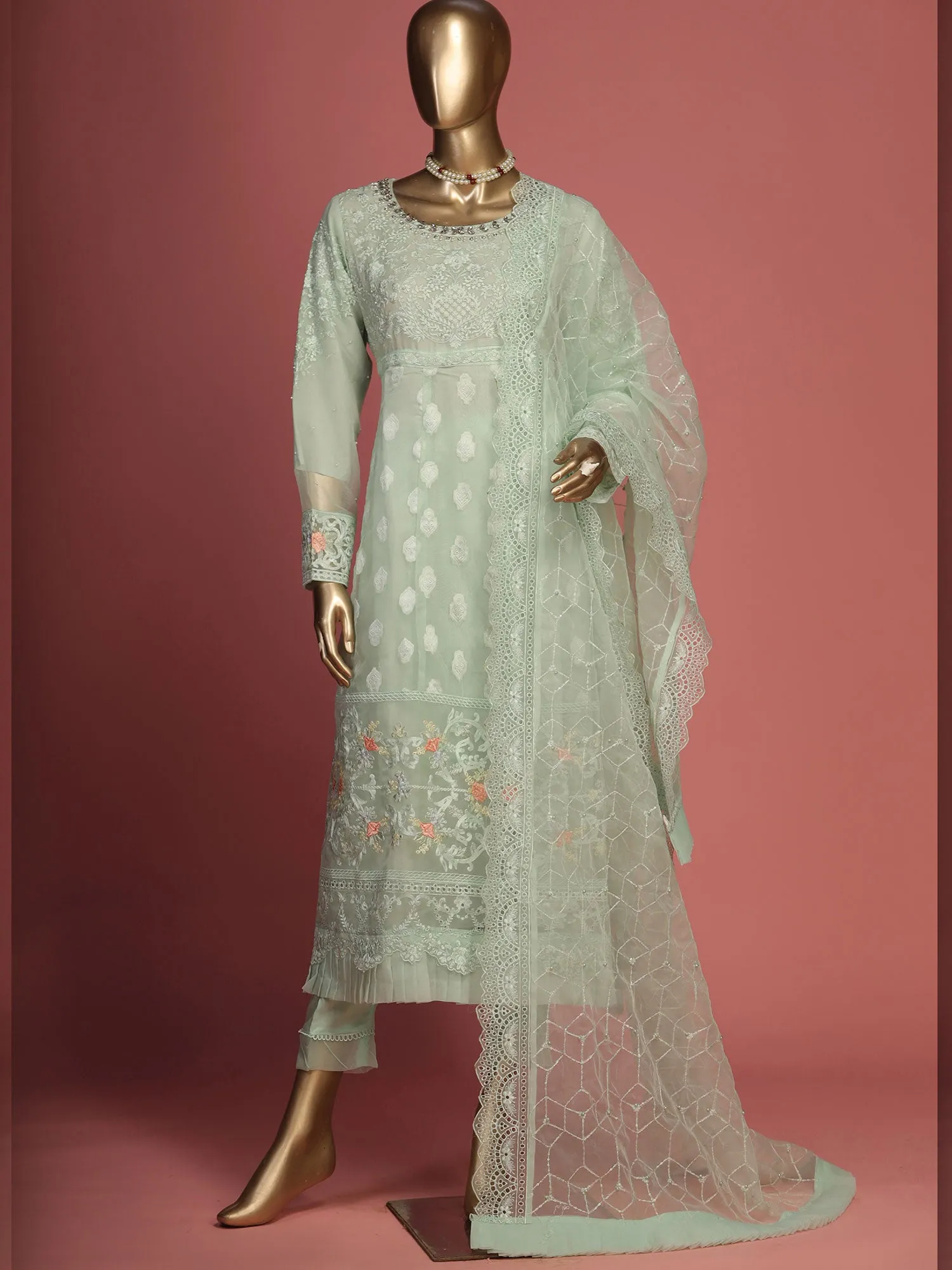 Bin Saeed "Shaifoon" Luxury Mint Green Suit