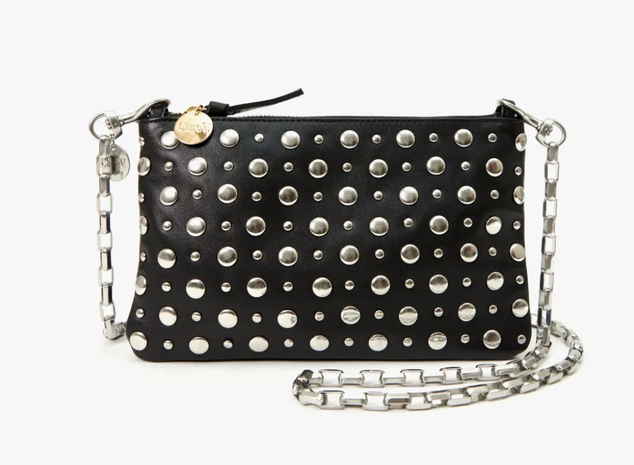 Black Clutch with Studs