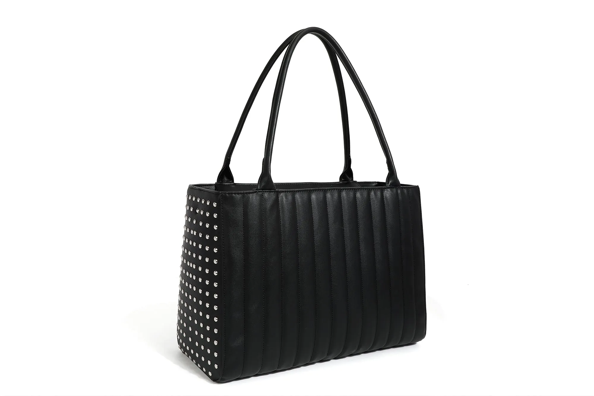 Black Giant Spider Web Tote