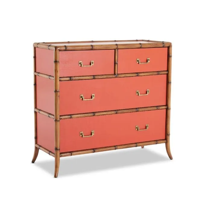 Bordeaux 4 Drawer Tallboy - Tamarillo