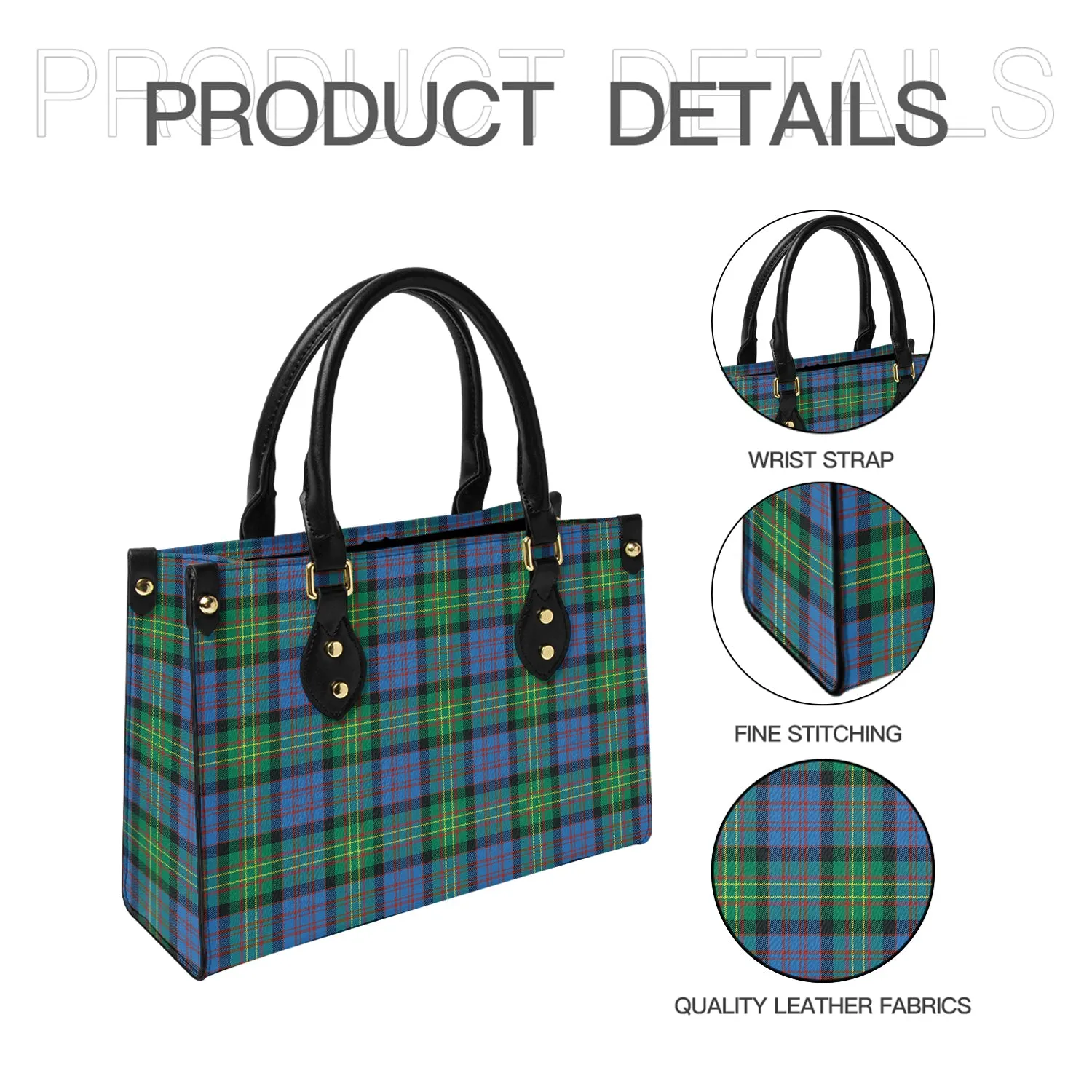 Bowie Ancient Tartan Leather Bag