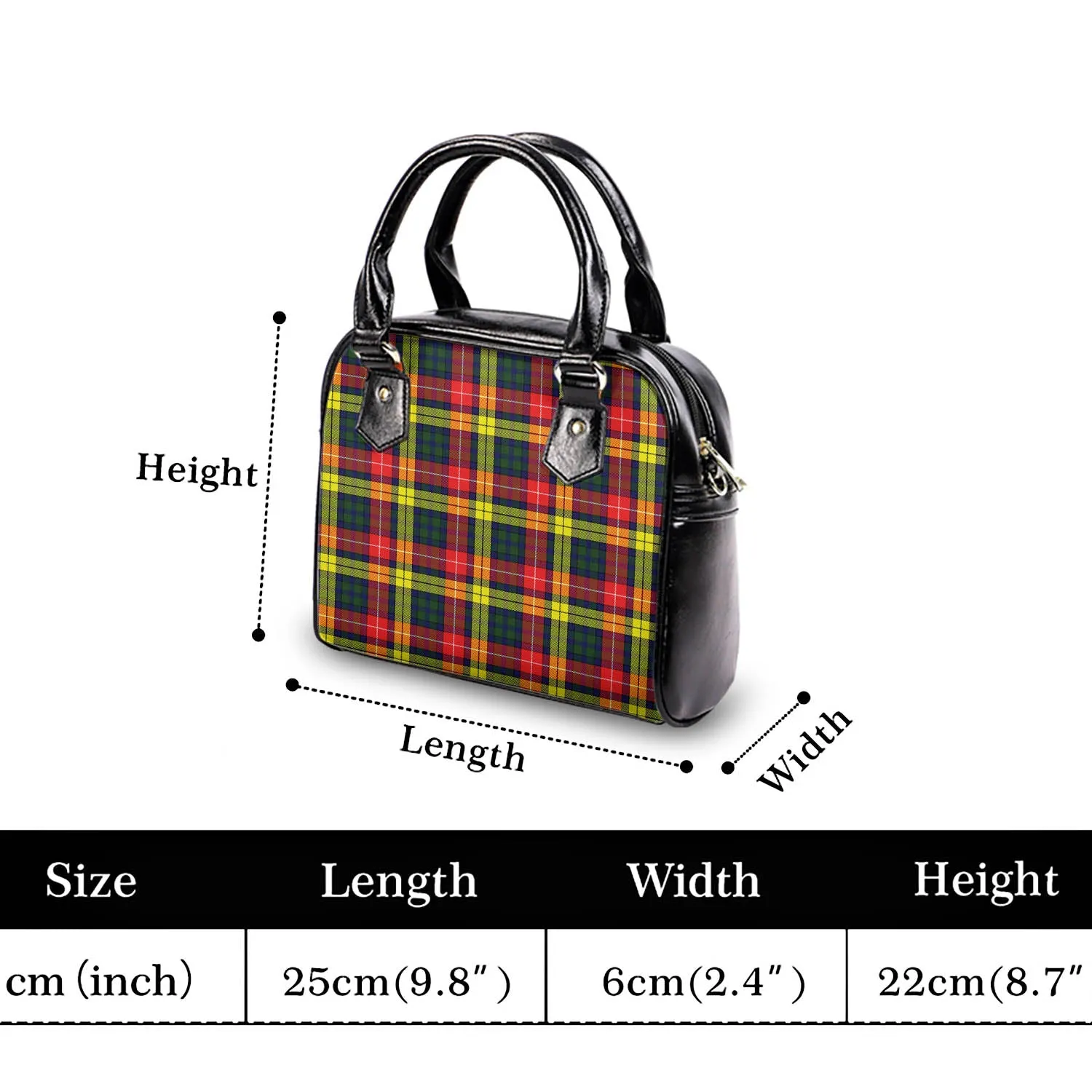 Buchanan Modern Tartan Shoulder Handbags