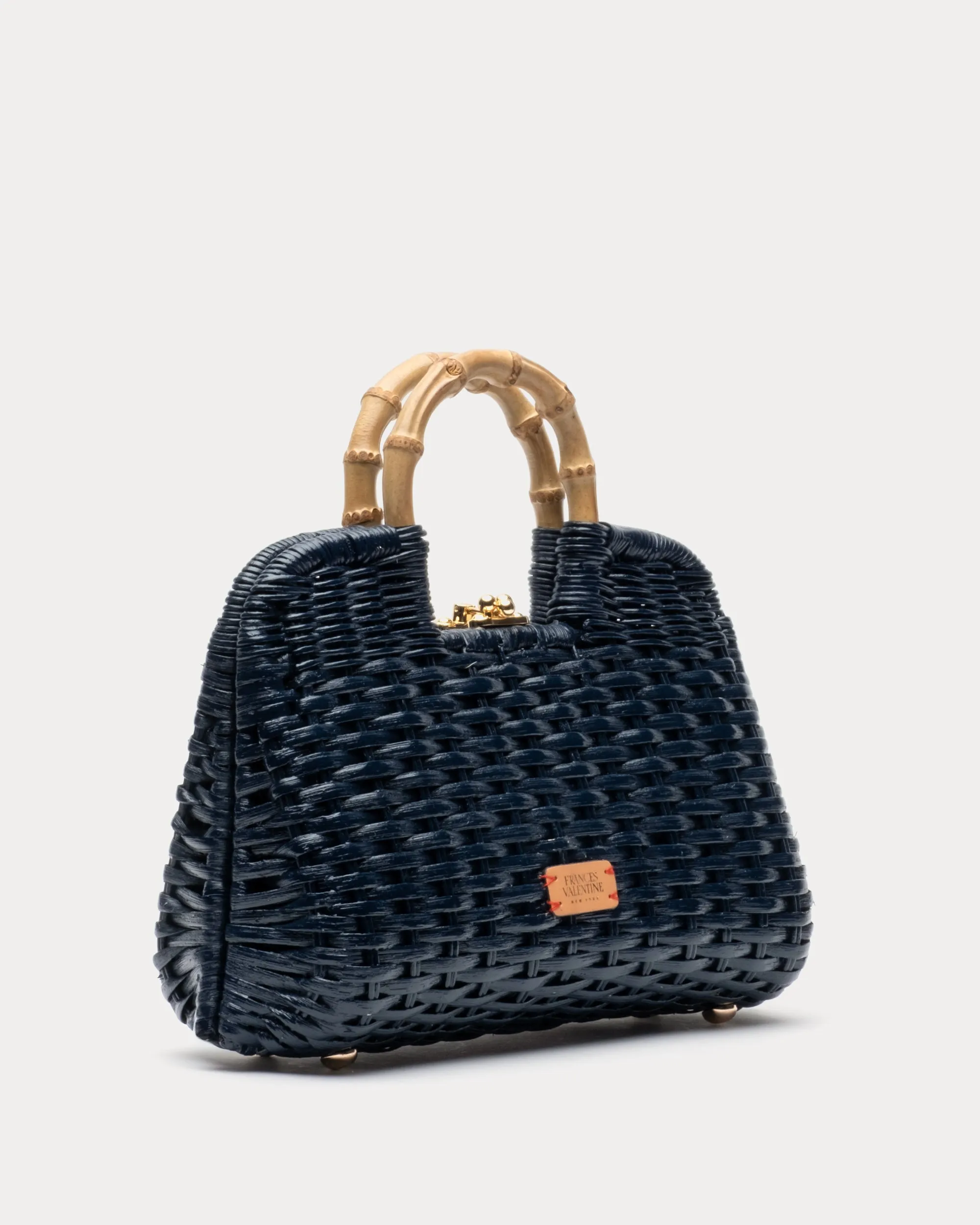 Buzzy Basket Wicker Peony Navy