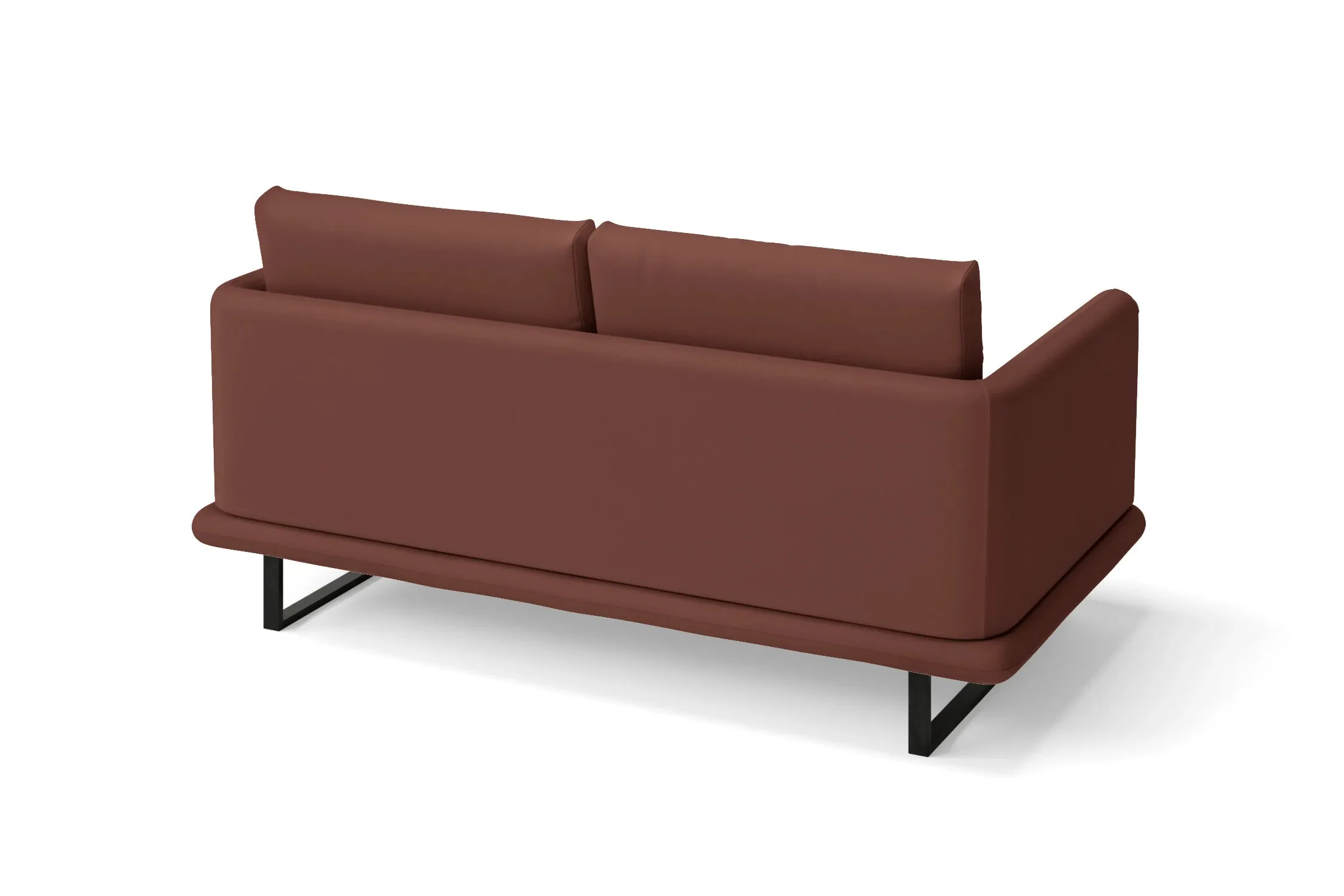 Calabria 2 Seater Sofa Mauve Leather