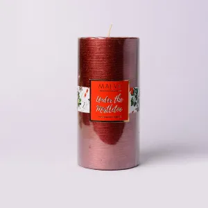 Christmas Red Pillar Candle