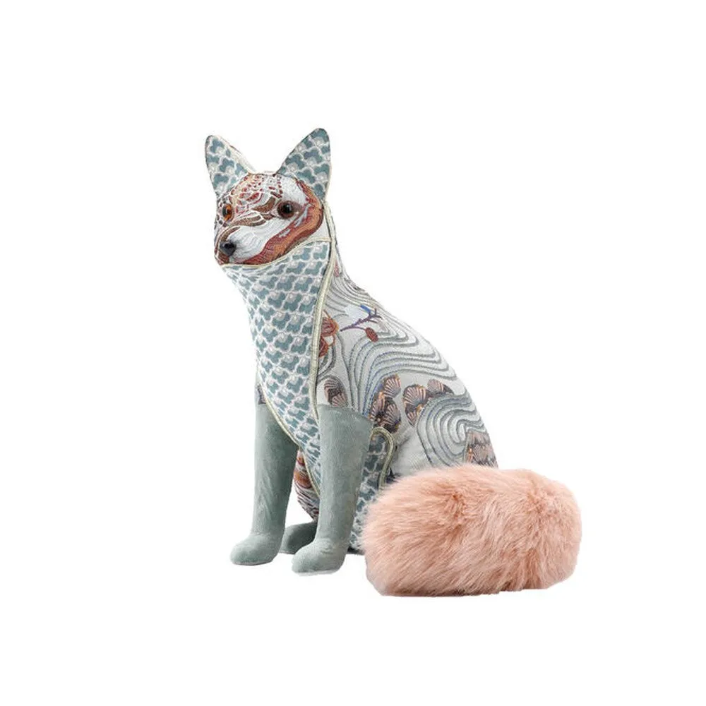 December Diamonds Fox Sitting Figurine