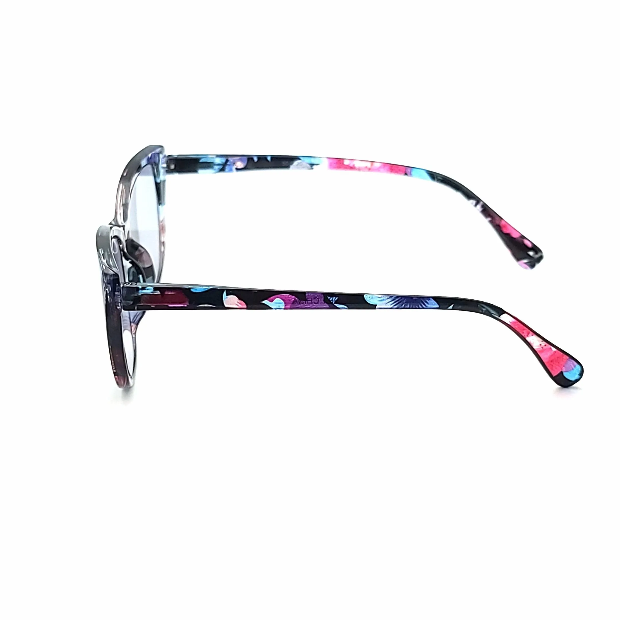 Dolly Colorful Cateye Reading Sunglasses with Fully Magnified lenses in Solid and Floral Prints