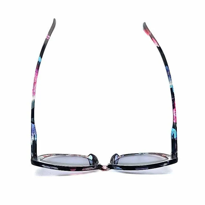 Dolly Colorful Cateye Reading Sunglasses with Fully Magnified lenses in Solid and Floral Prints