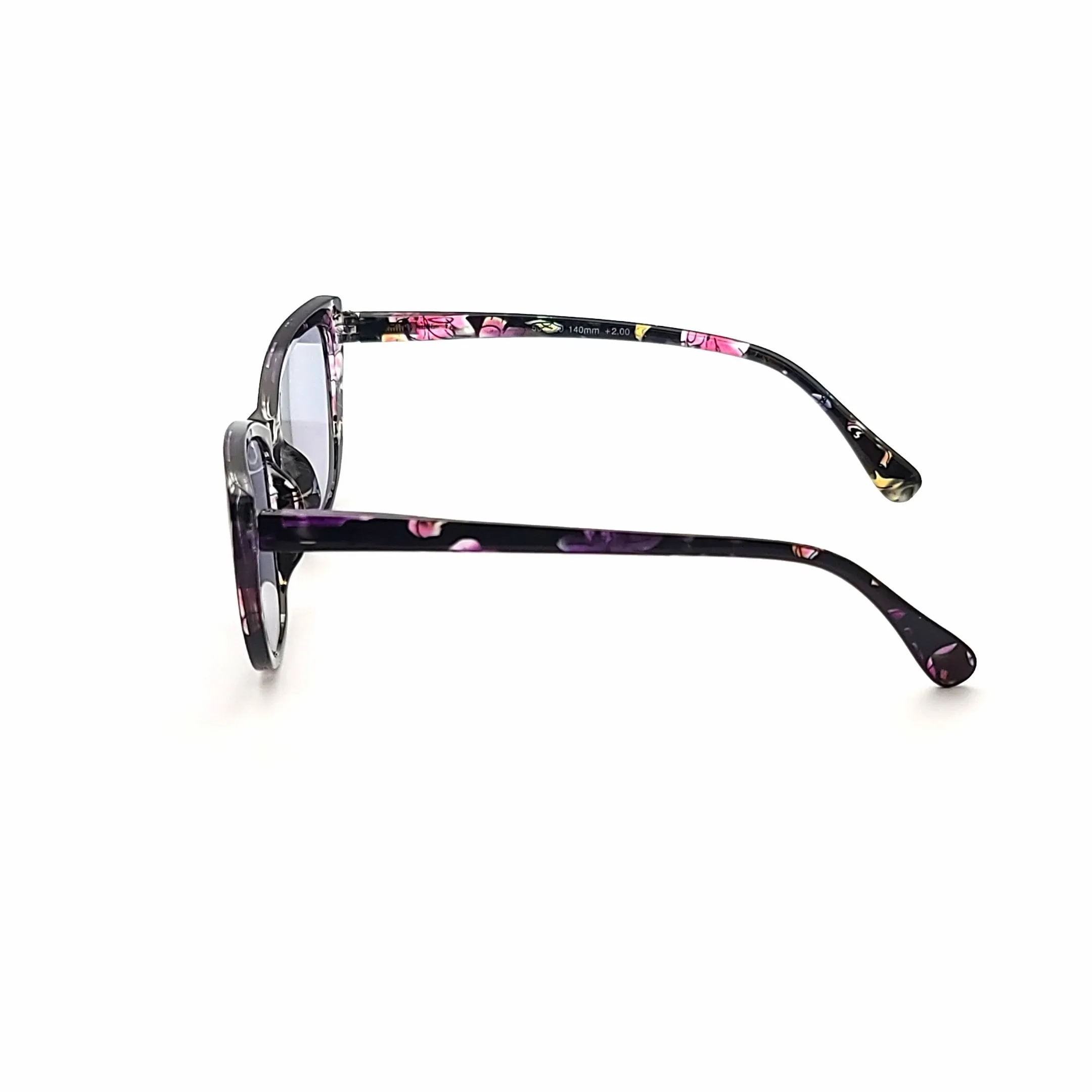 Dolly Colorful Cateye Reading Sunglasses with Fully Magnified lenses in Solid and Floral Prints