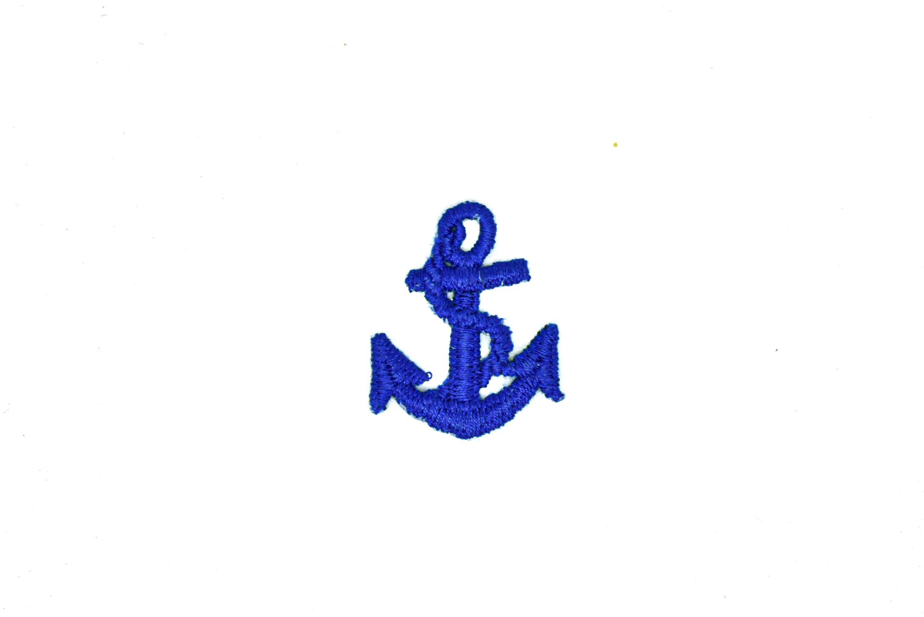 Embroidered Ship Anchor Iron-On Patch Applique 1.50" x 1"- 1 Piece