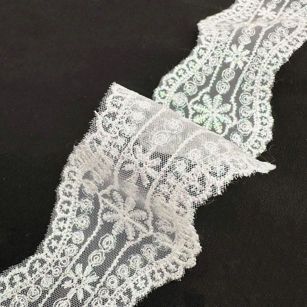 Embroidery lace with cotton fabric NF3B11 1476