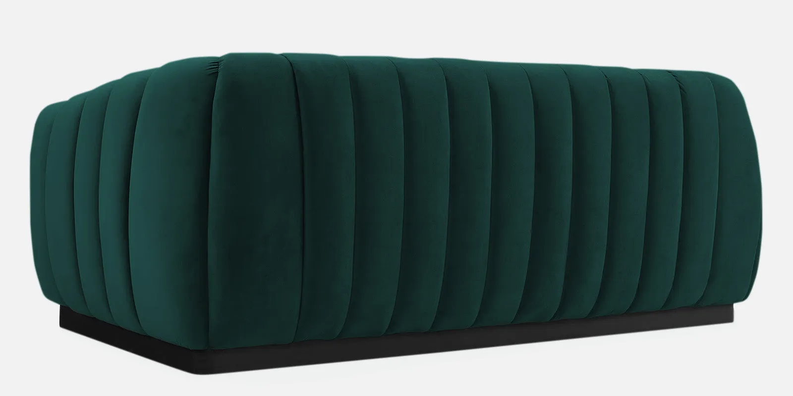 Ferry Velvet 3 Seater Sofa in Forest Green Colour