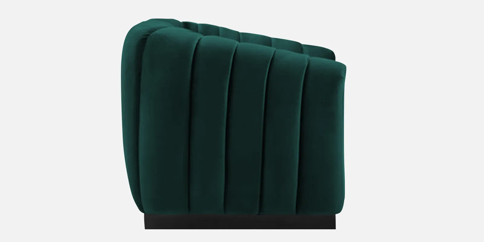 Ferry Velvet 3 Seater Sofa in Forest Green Colour