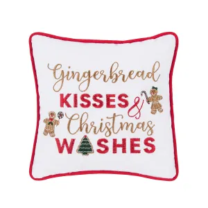 Gingerbread Kisses Mini Pillow