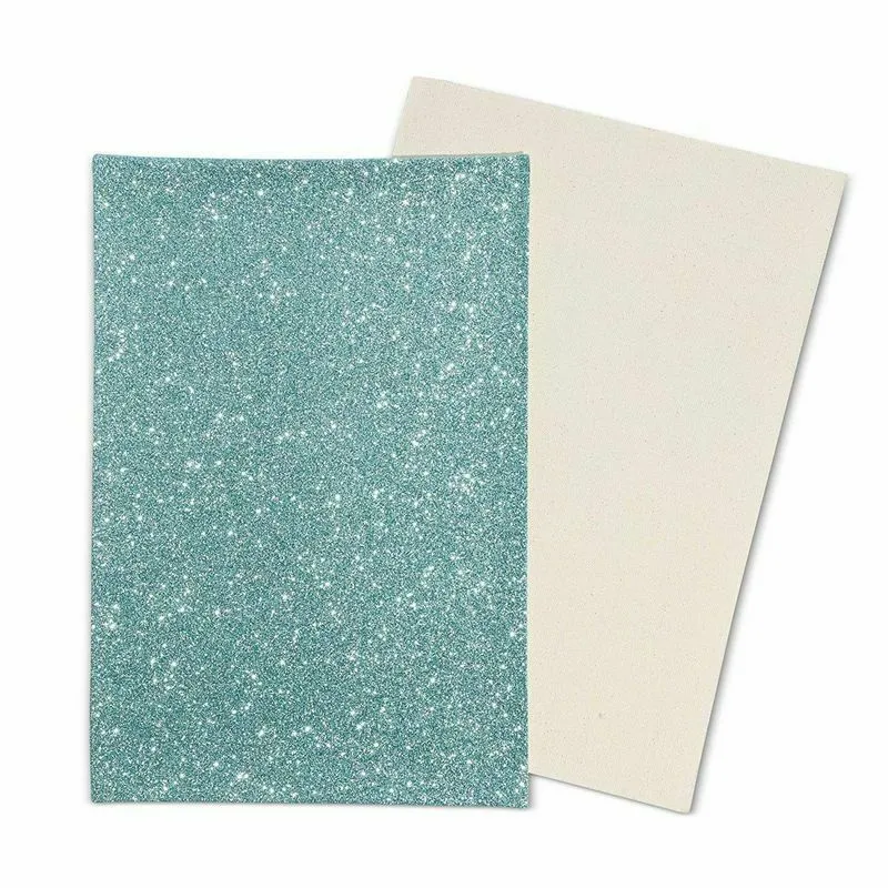 Glitter Faux PU Leather Fabric Sheets 6" x 9"