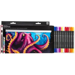 Graphix Aqua Pen Octopy Set/24