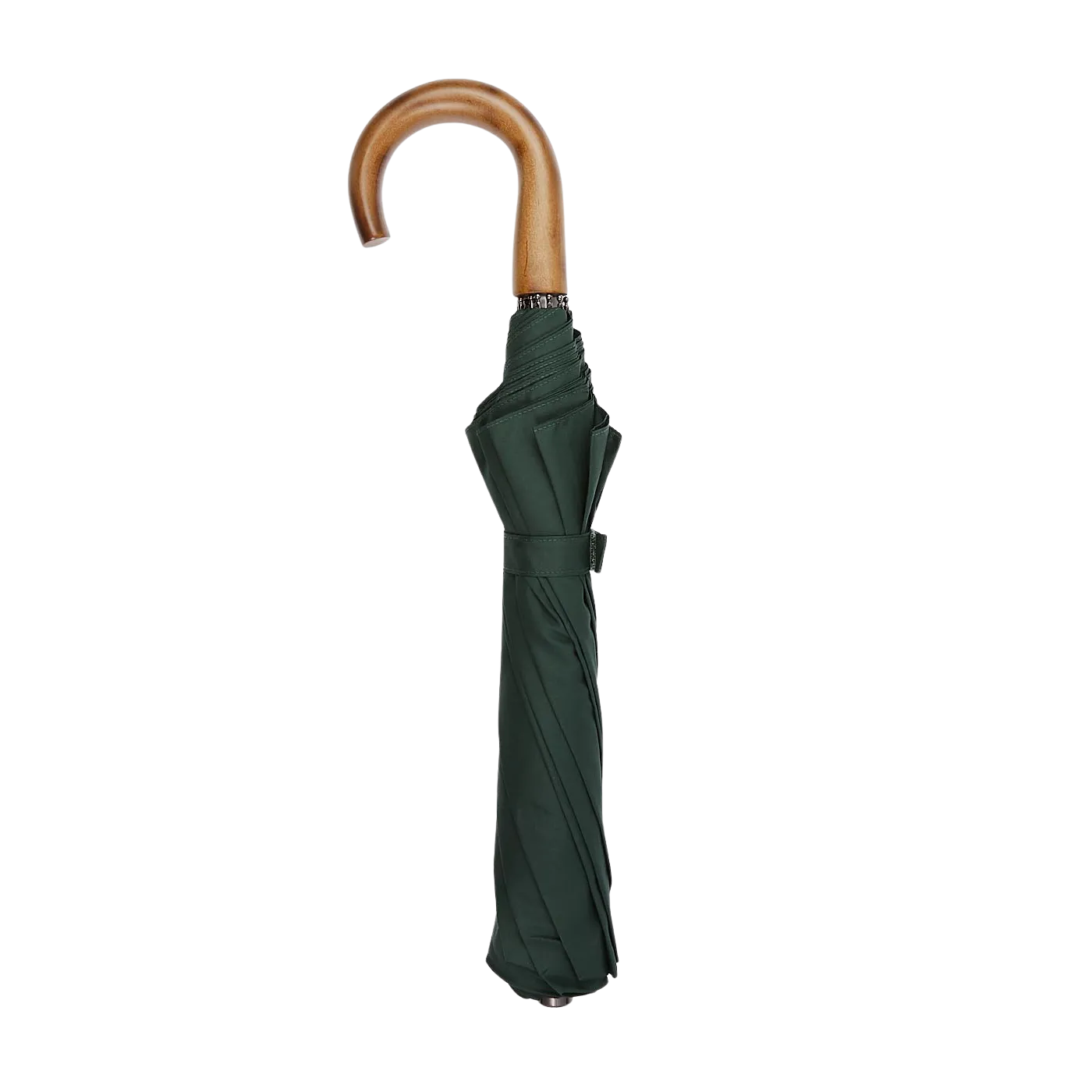 Green Telescopic Maple Handle Umbrella