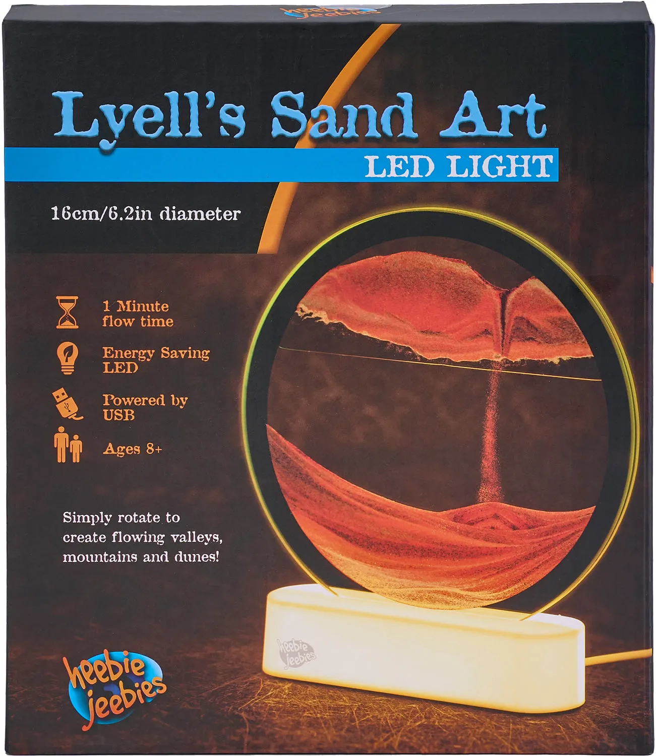 Heebie Jeebies Lyells Sand Art LED