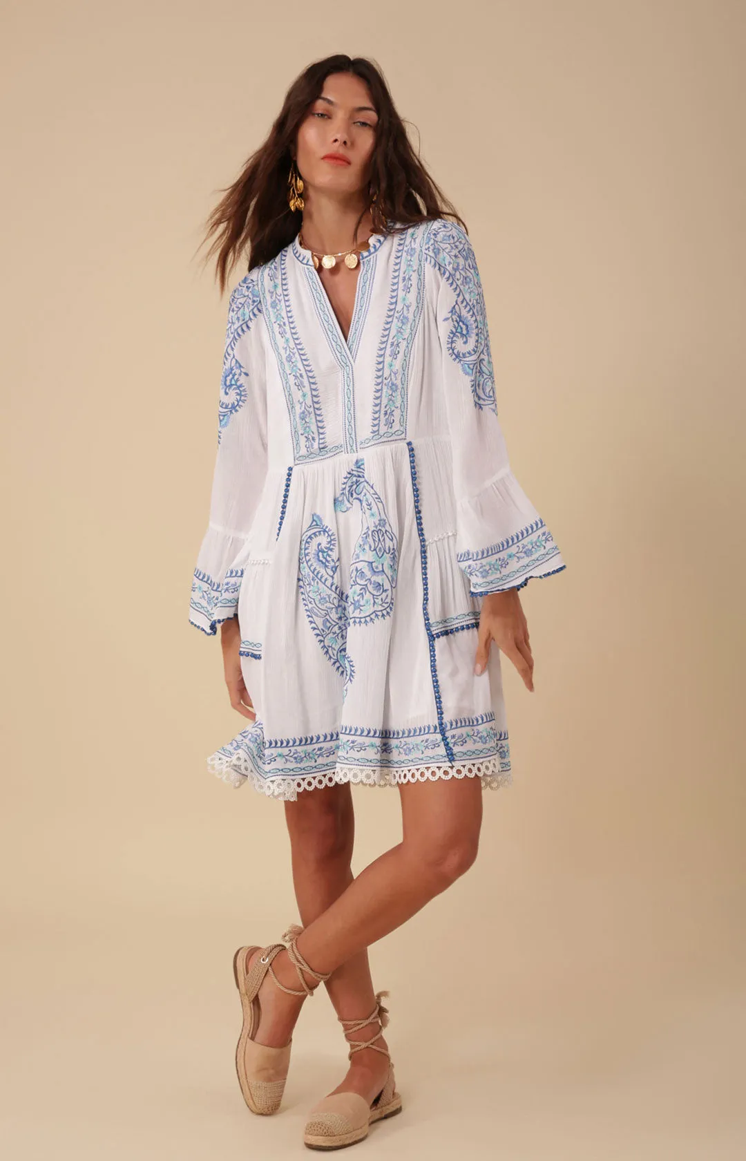 Isabel Embroidered Dress