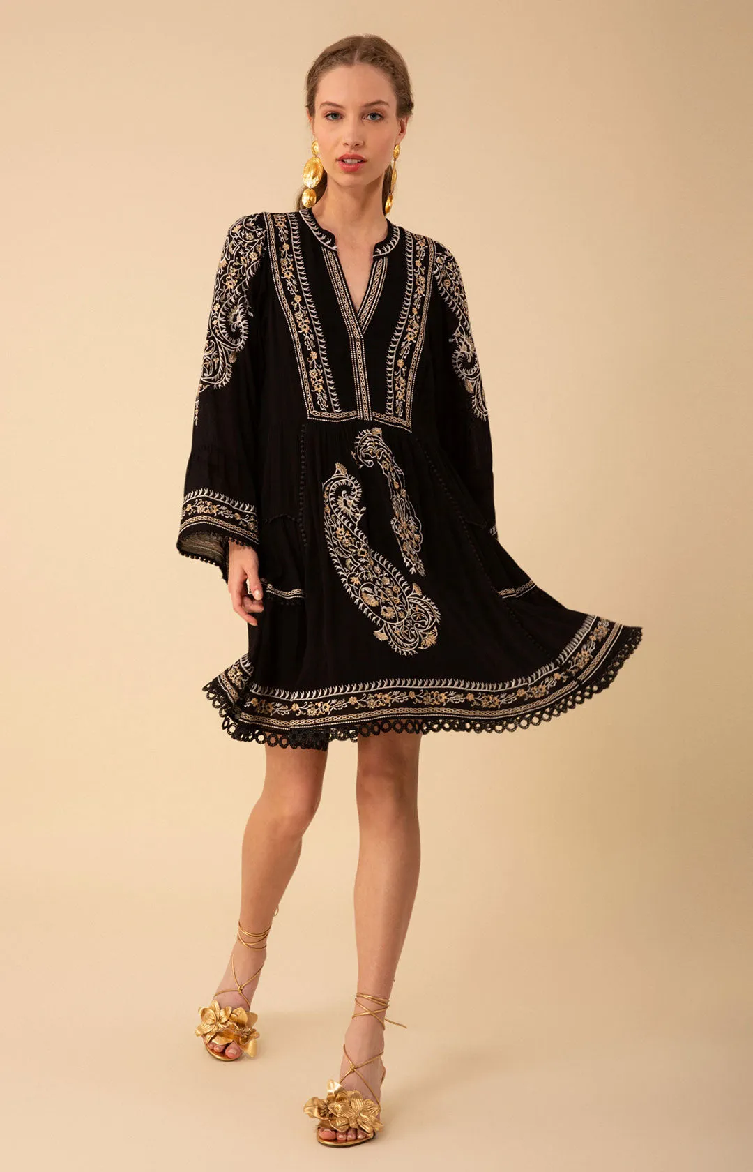 Isabel Embroidered Dress