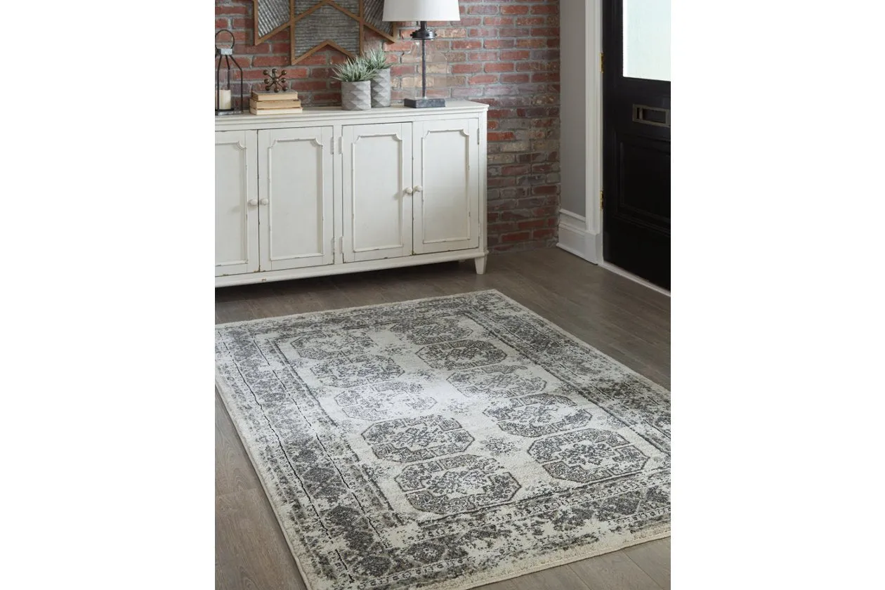 Jirou Cream/Gray 7'10" x 9'10" Rug