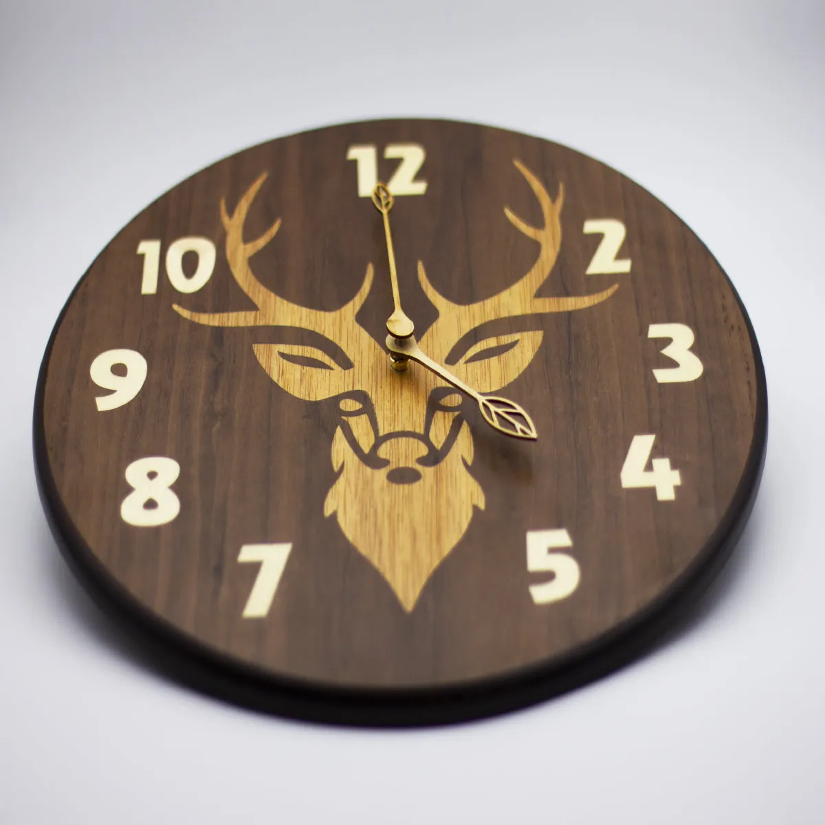 Kronhjort wooden Wall Clock