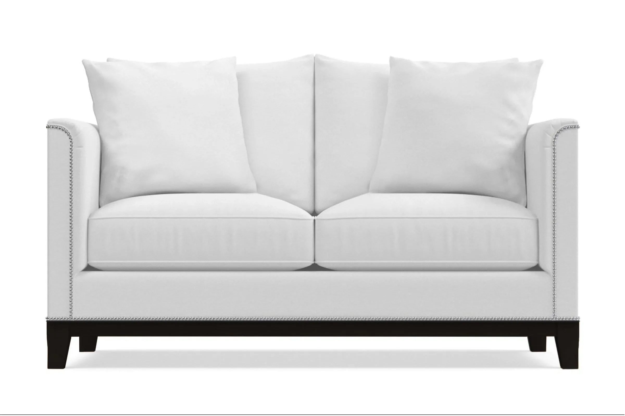 La Brea Twin Size Sleeper Sofa Bed :: Leg Finish: Espresso / Sleeper Option: Memory Foam Mattress