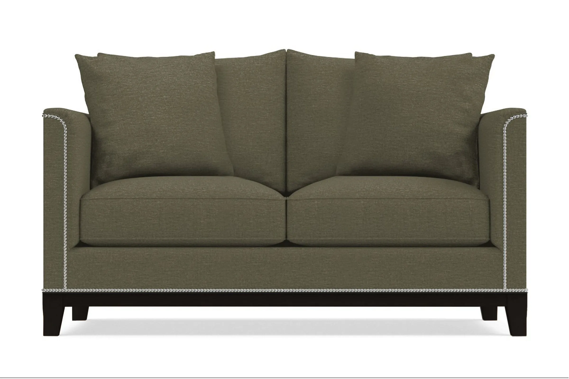 La Brea Twin Size Sleeper Sofa Bed :: Leg Finish: Espresso / Sleeper Option: Memory Foam Mattress