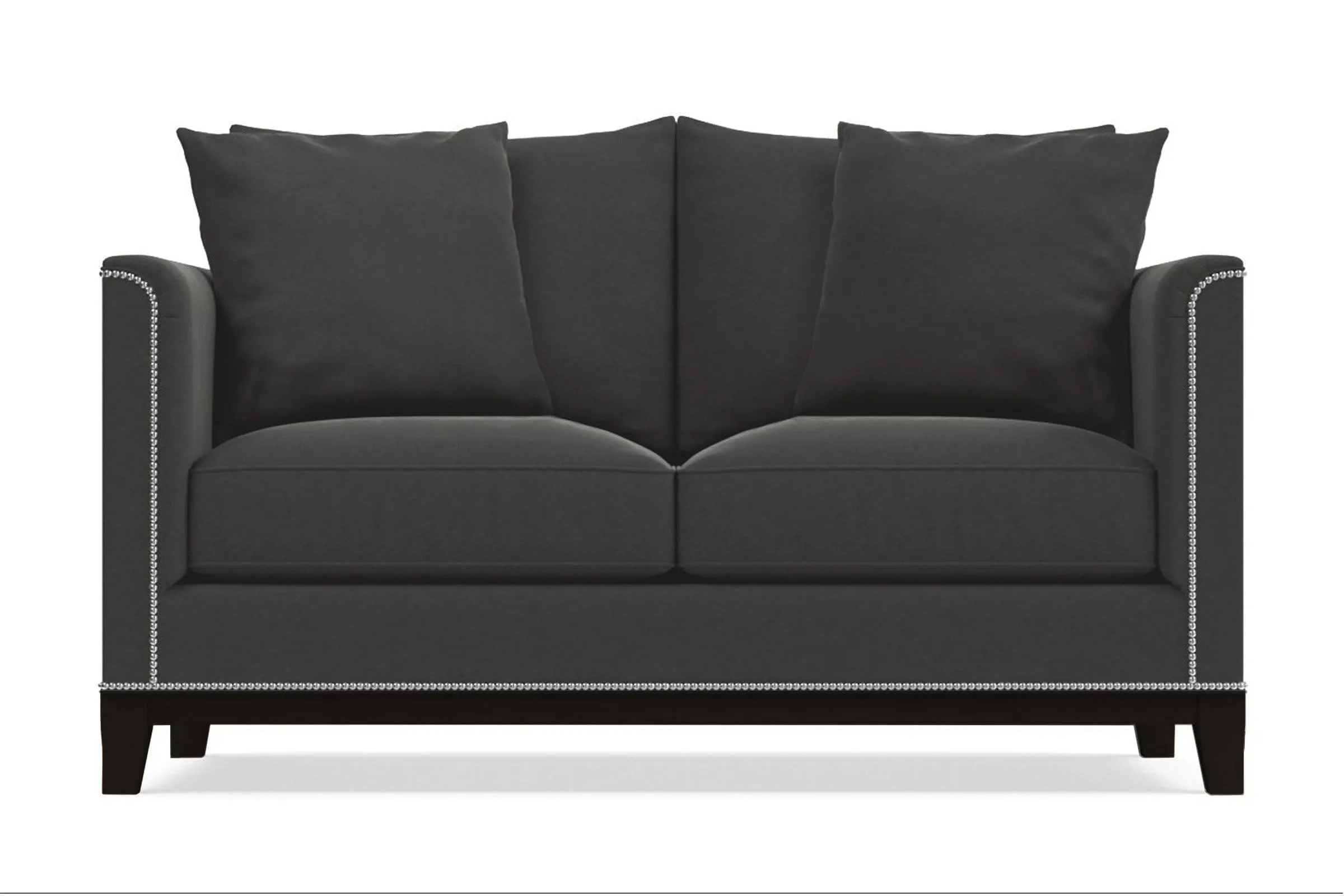 La Brea Twin Size Sleeper Sofa Bed :: Leg Finish: Espresso / Sleeper Option: Memory Foam Mattress