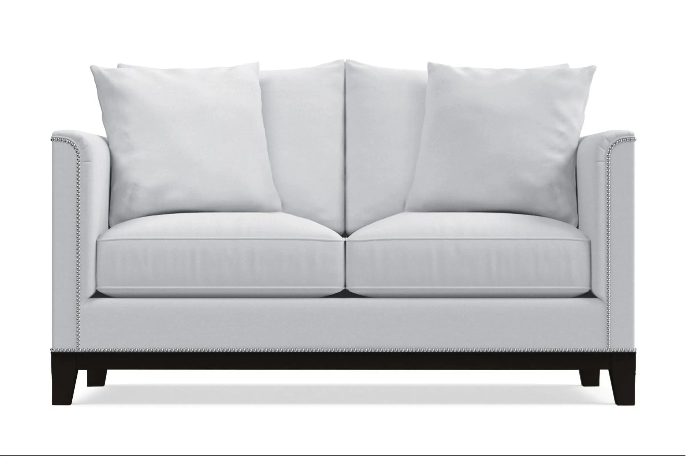 La Brea Twin Size Sleeper Sofa Bed :: Leg Finish: Espresso / Sleeper Option: Memory Foam Mattress