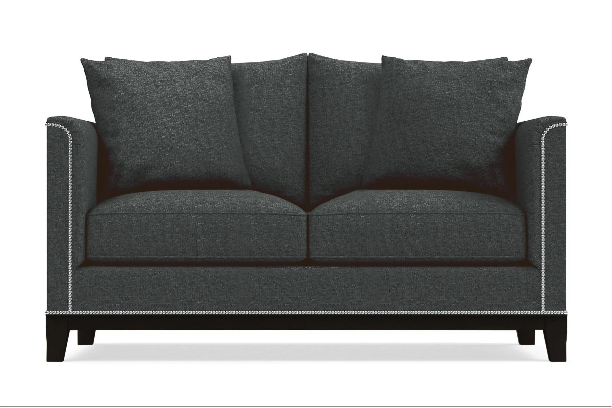 La Brea Twin Size Sleeper Sofa Bed :: Leg Finish: Espresso / Sleeper Option: Memory Foam Mattress