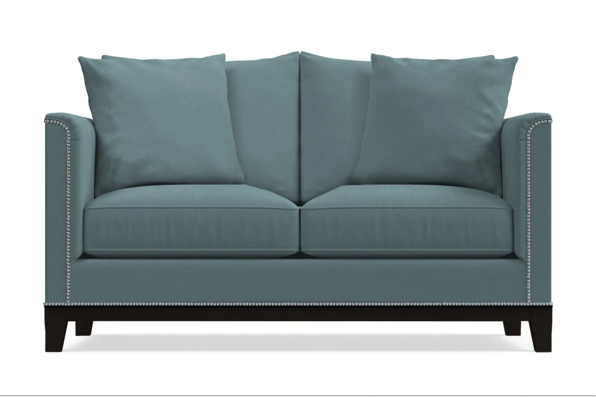 La Brea Twin Size Sleeper Sofa Bed :: Leg Finish: Espresso / Sleeper Option: Memory Foam Mattress