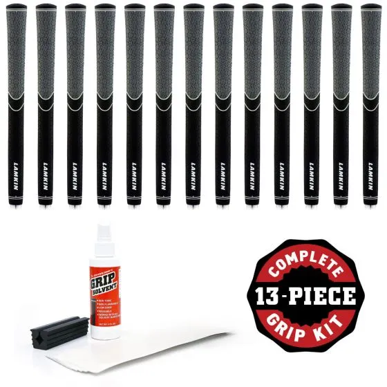 Lamkin ST  2 Hybrid - 13 Piece Golf Grip Kit (with tape, solvent, vise clamp)