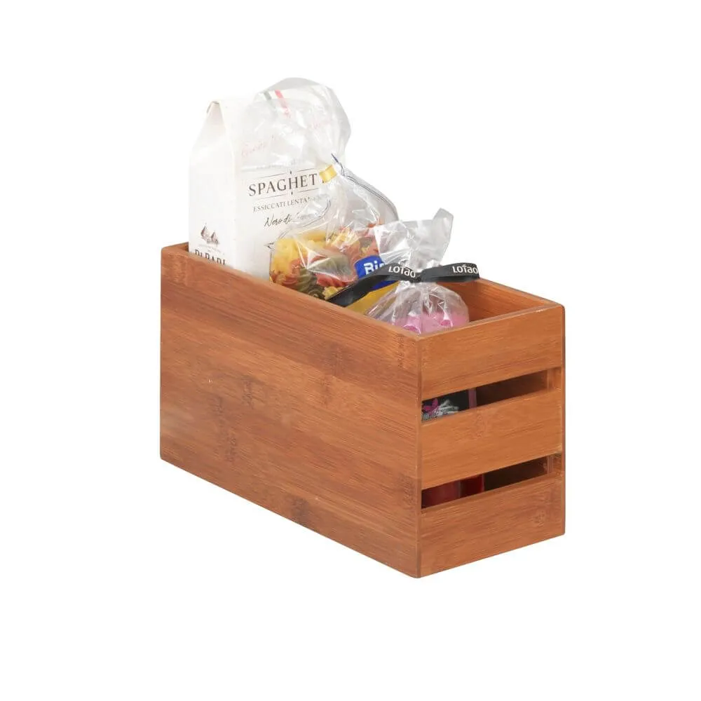 Madeira Stacking Bamboo Storage Crates Small