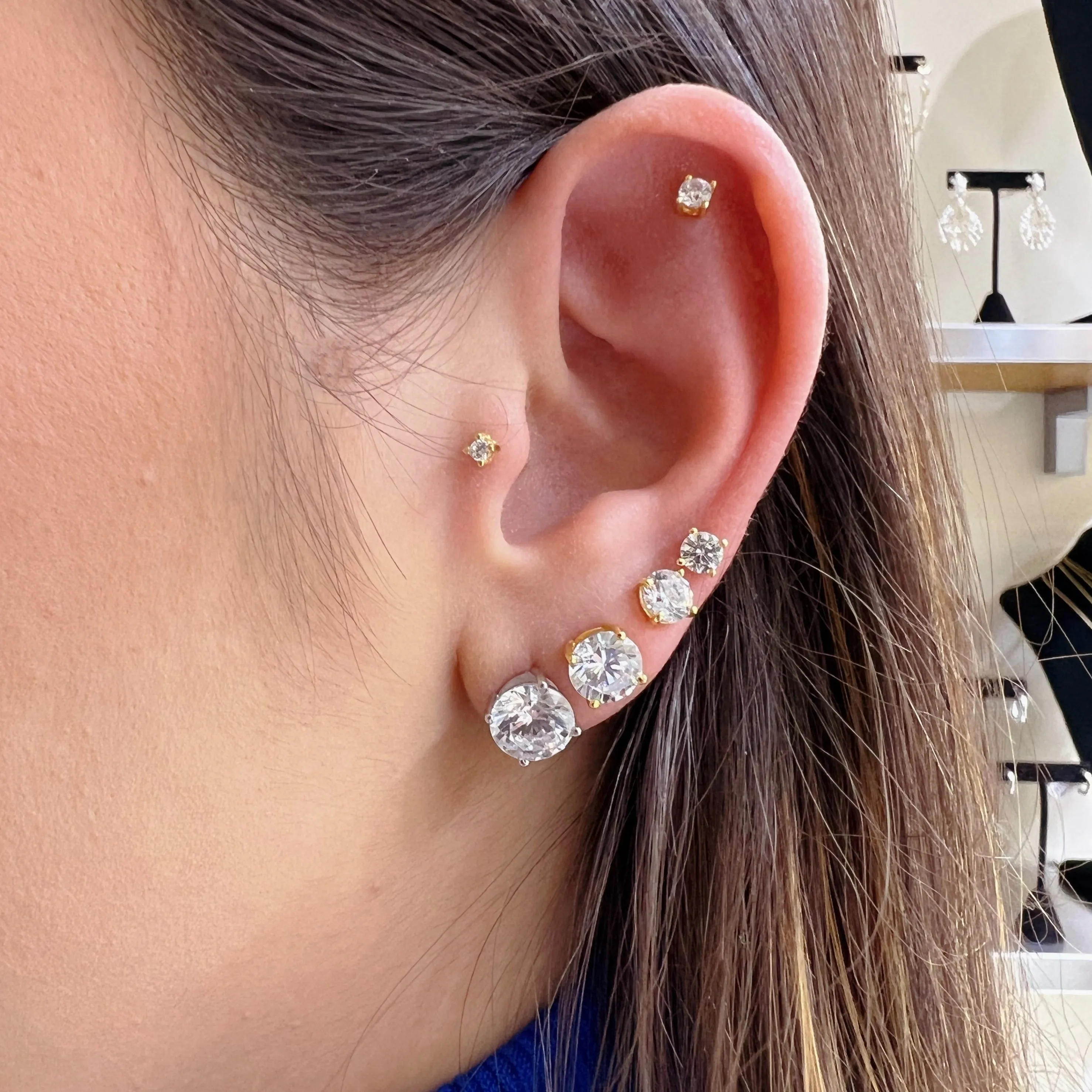 MARTINI-SET CZ STUDS