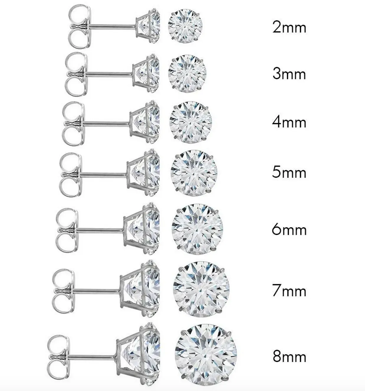 MARTINI-SET CZ STUDS