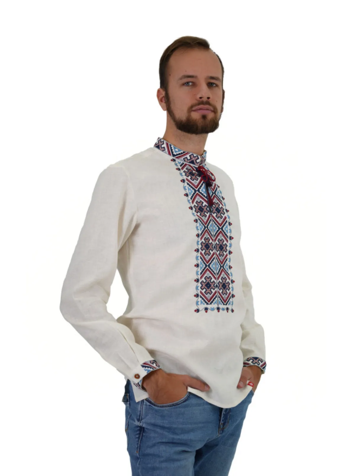 Men’s Embroidered Shirt- “Petro”